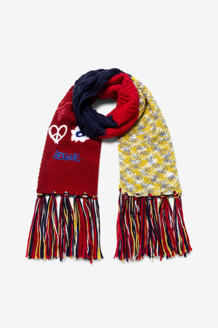 Long scarf with fringe | Desigual