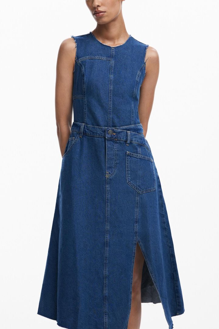 Vestido midi denim | Desigual