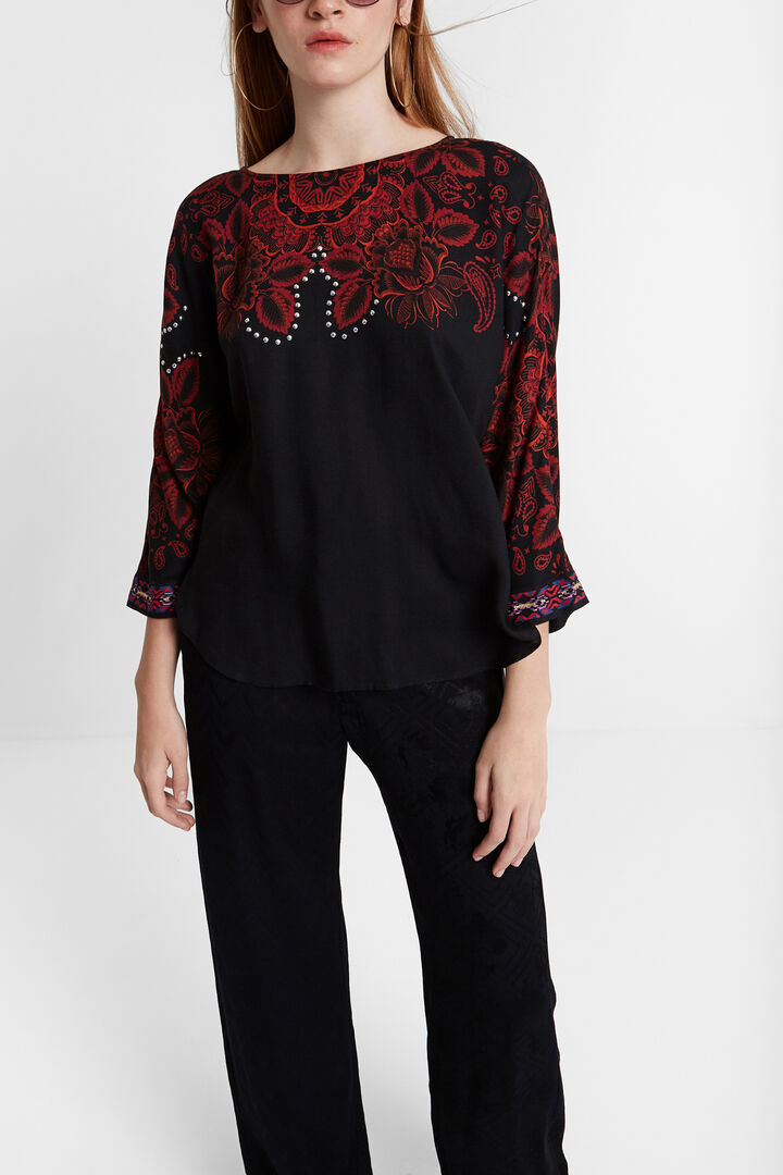 Květinová boho halenka | Desigual