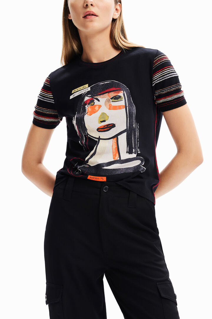 Arty face T-shirt | Desigual