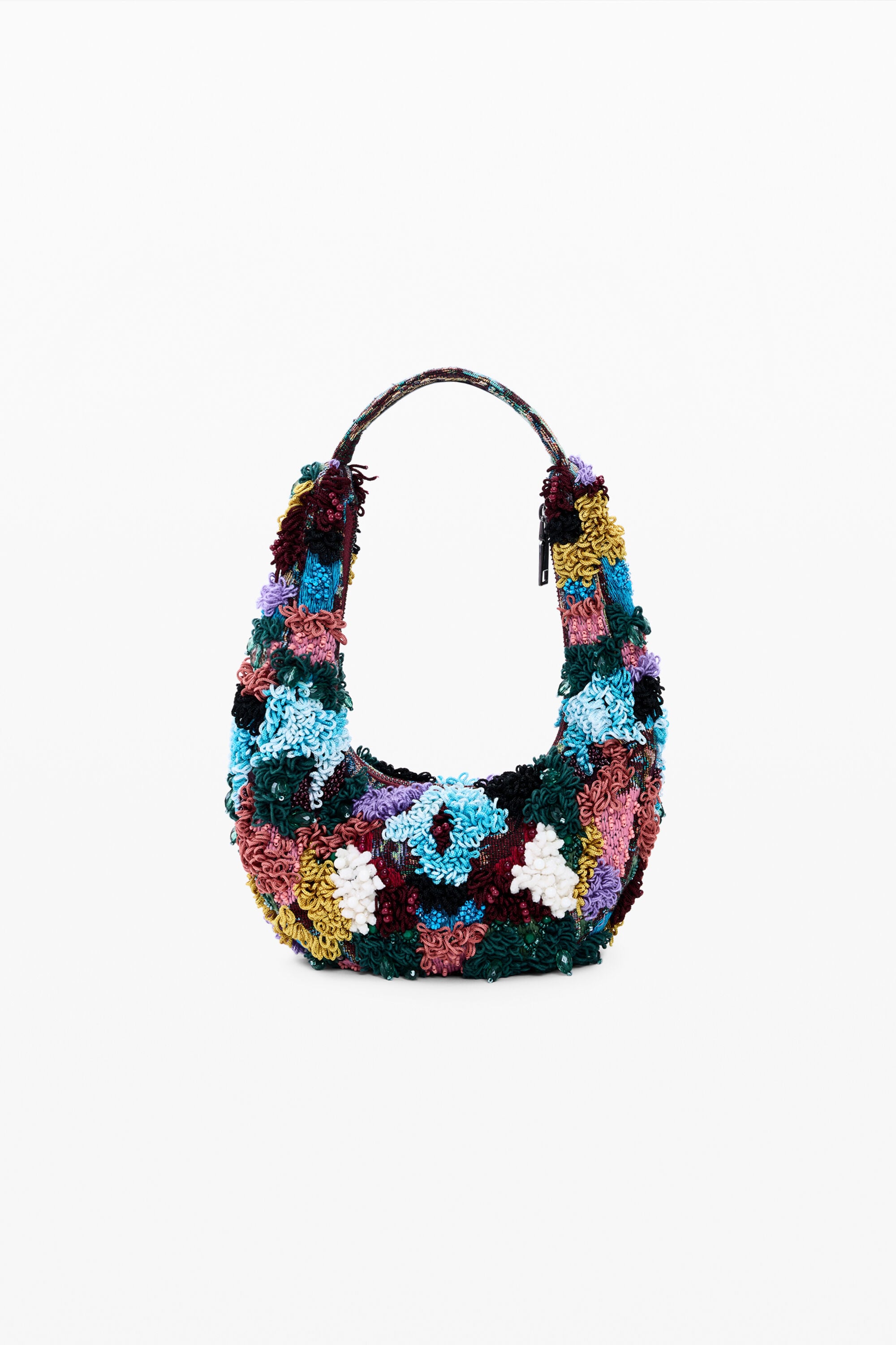 Small embroidered bag multicolour women's accessories I Desigual.com