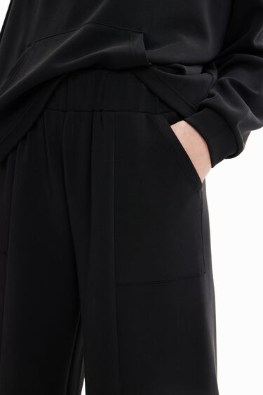 Pantaloni morbidi tatto Wide-leg | Desigual