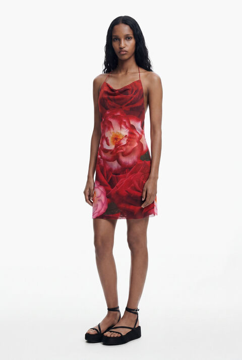 TYLER MCGILLIVARY MINI FLORAL DRESS