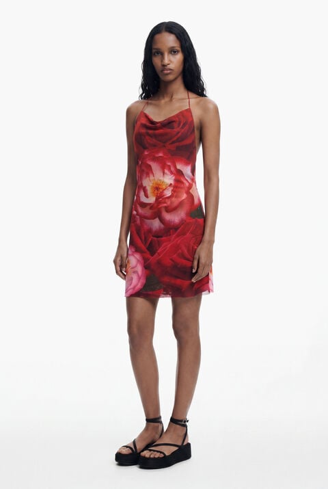 TYLER MCGILLIVARY MINI FLORAL DRESS