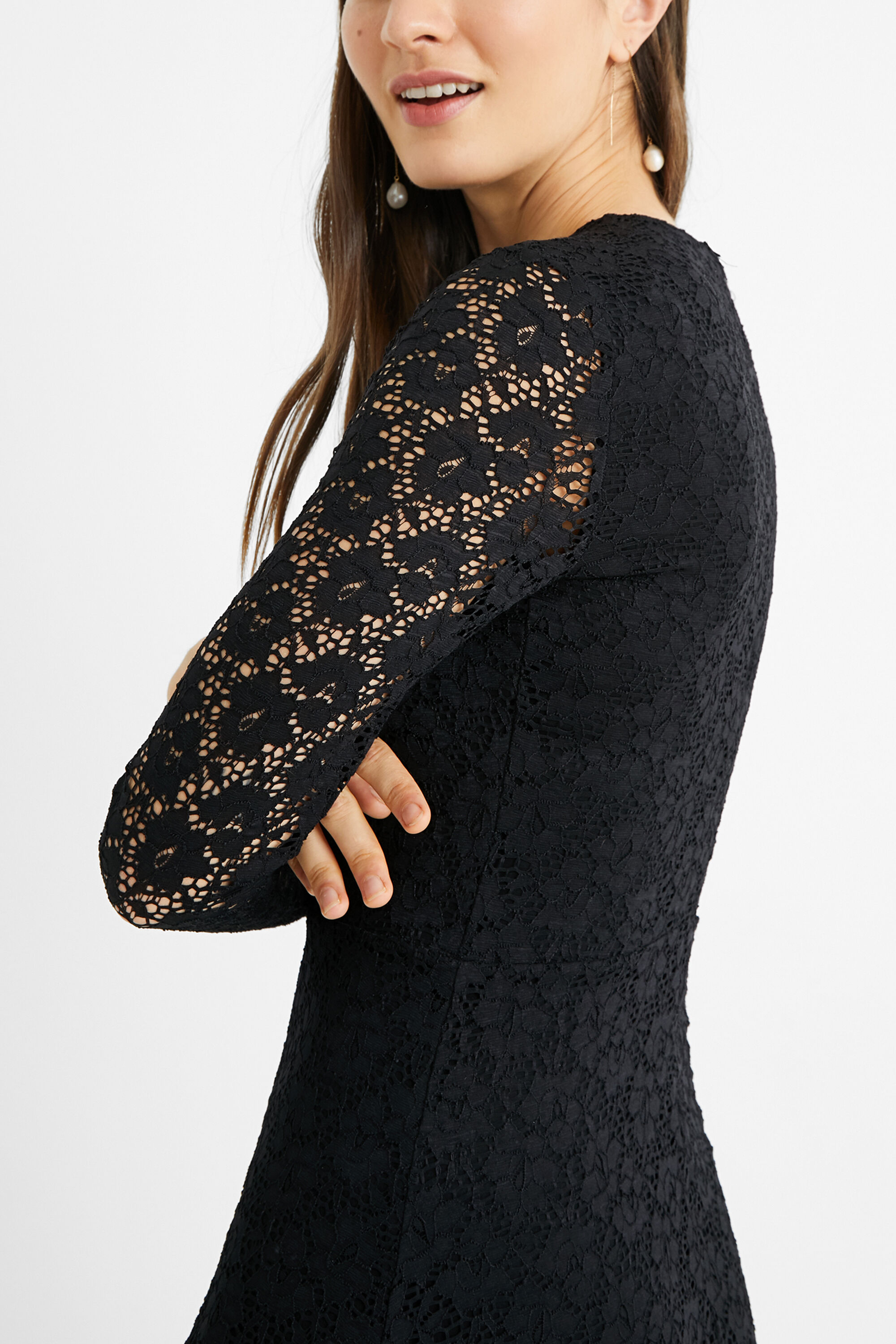 robe desigual dentelle