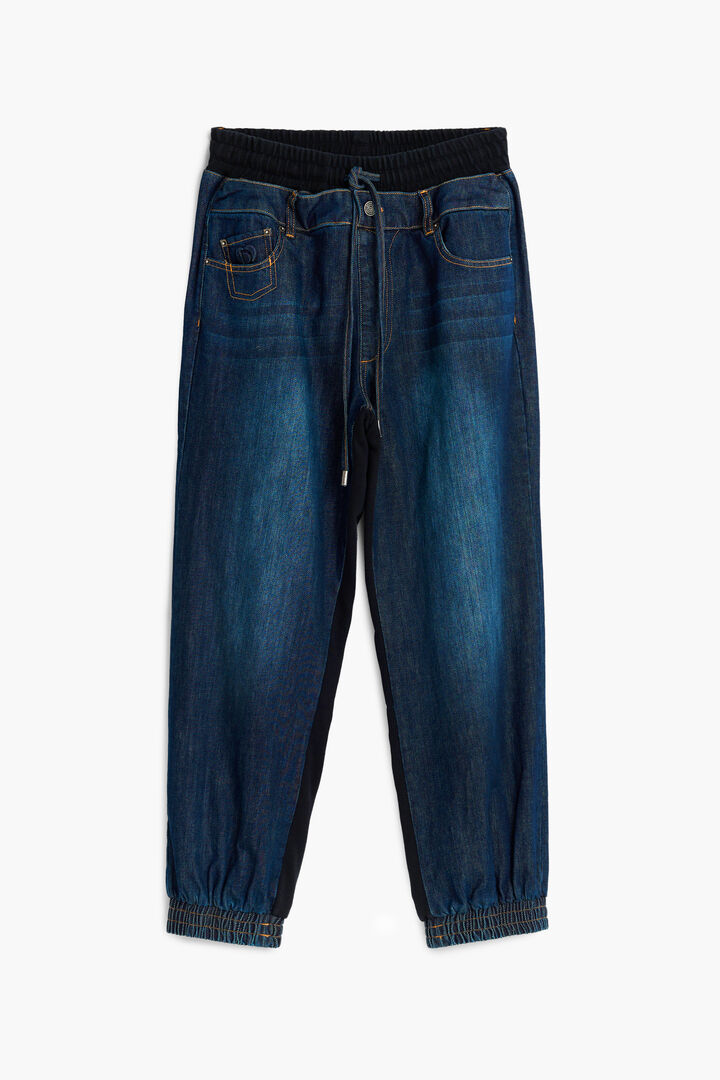 Jogger denim trousers
