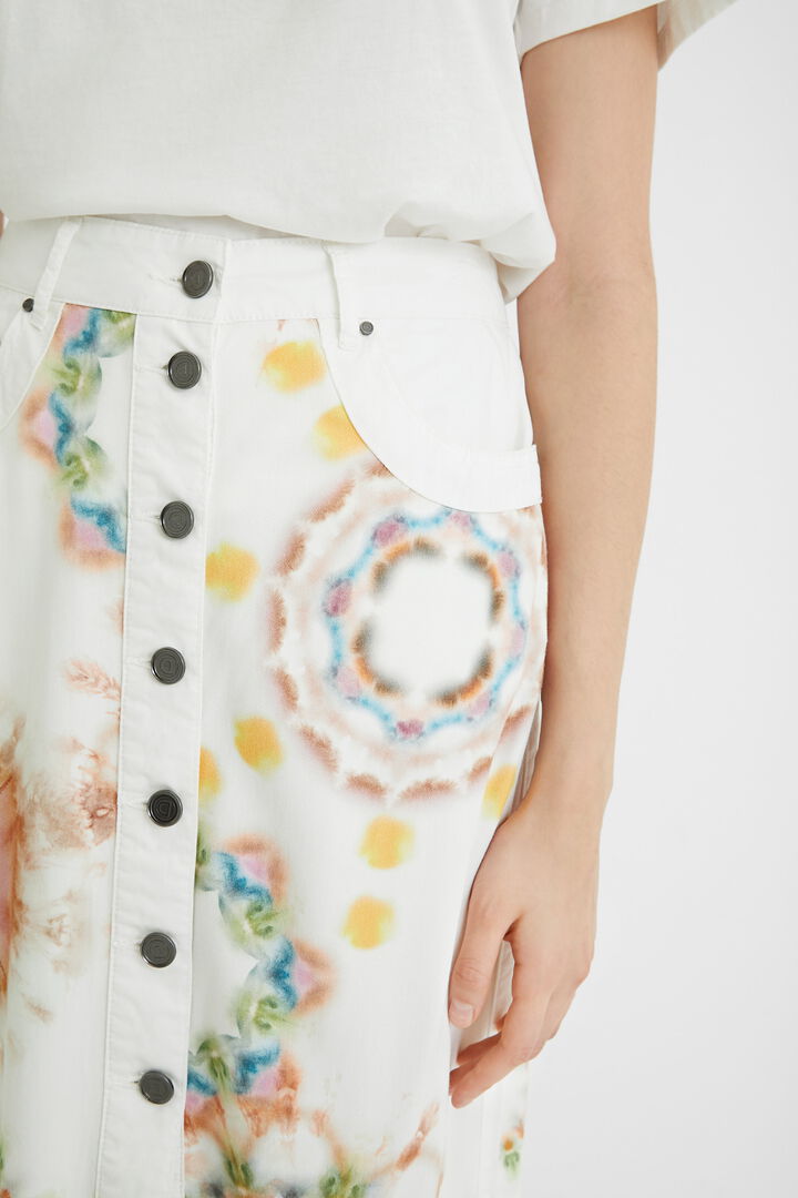 Long jean skirt mandalas | Desigual