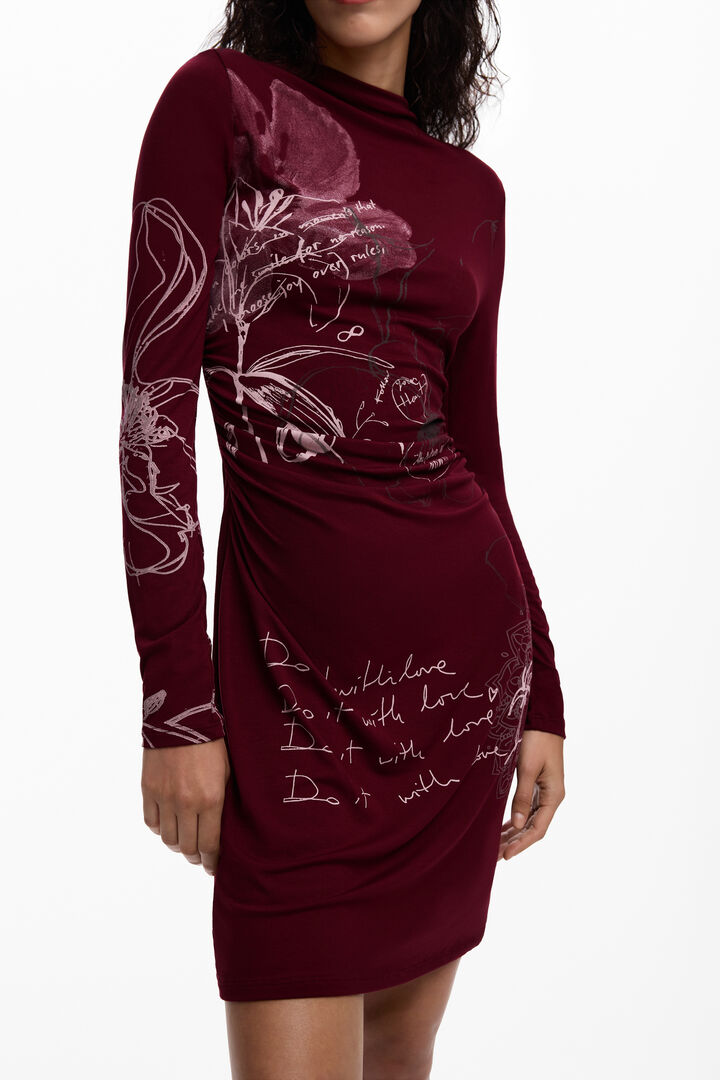 LONG-SLEEVE KNIT DRESS | Desigual