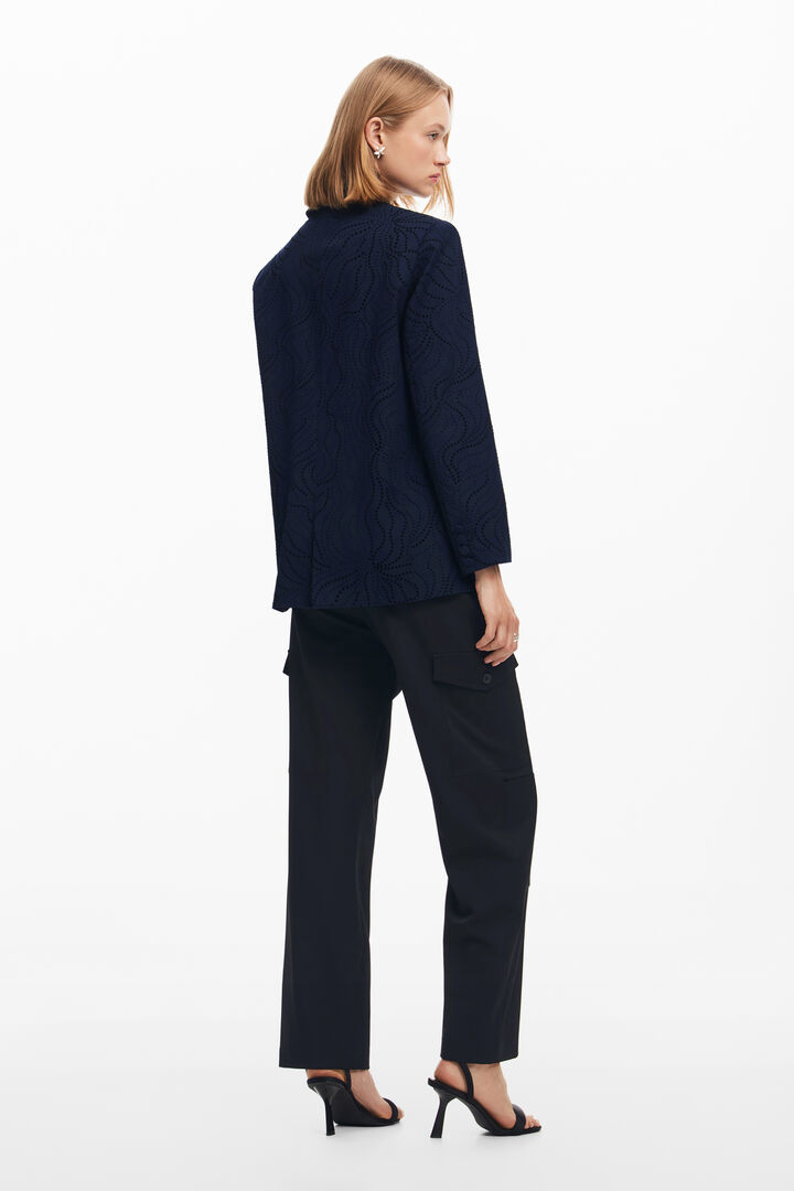 Embroidered floral blazer | Desigual