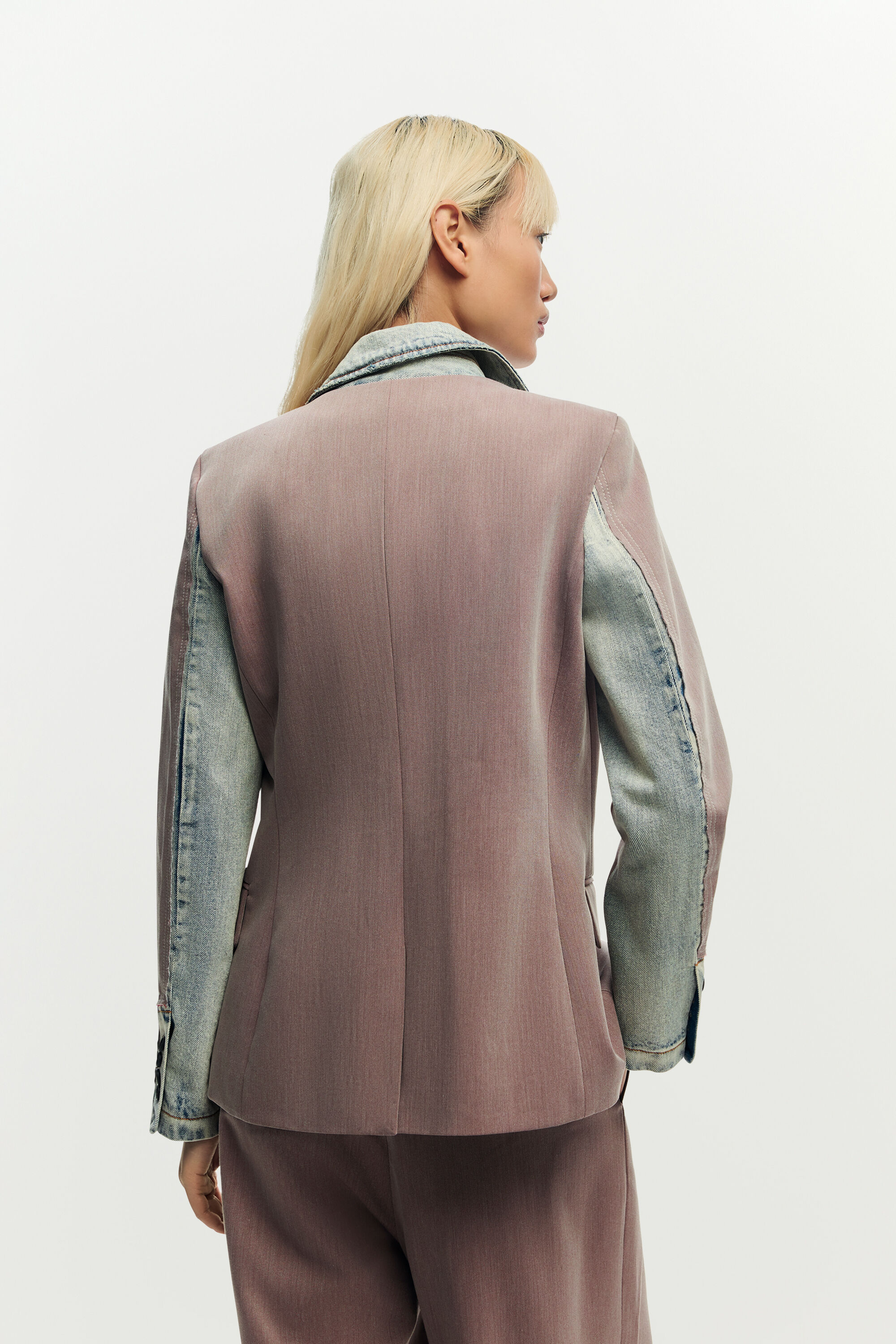 Recycled blazer coat blue Women's I Desigual.com