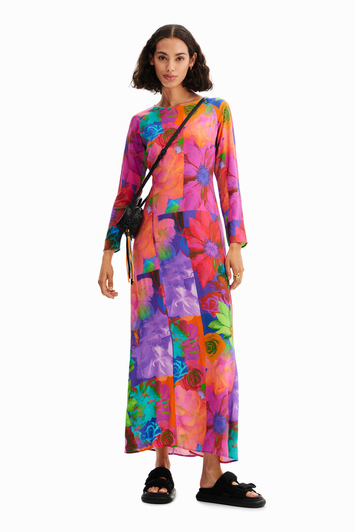 Long floral dress | Desigual