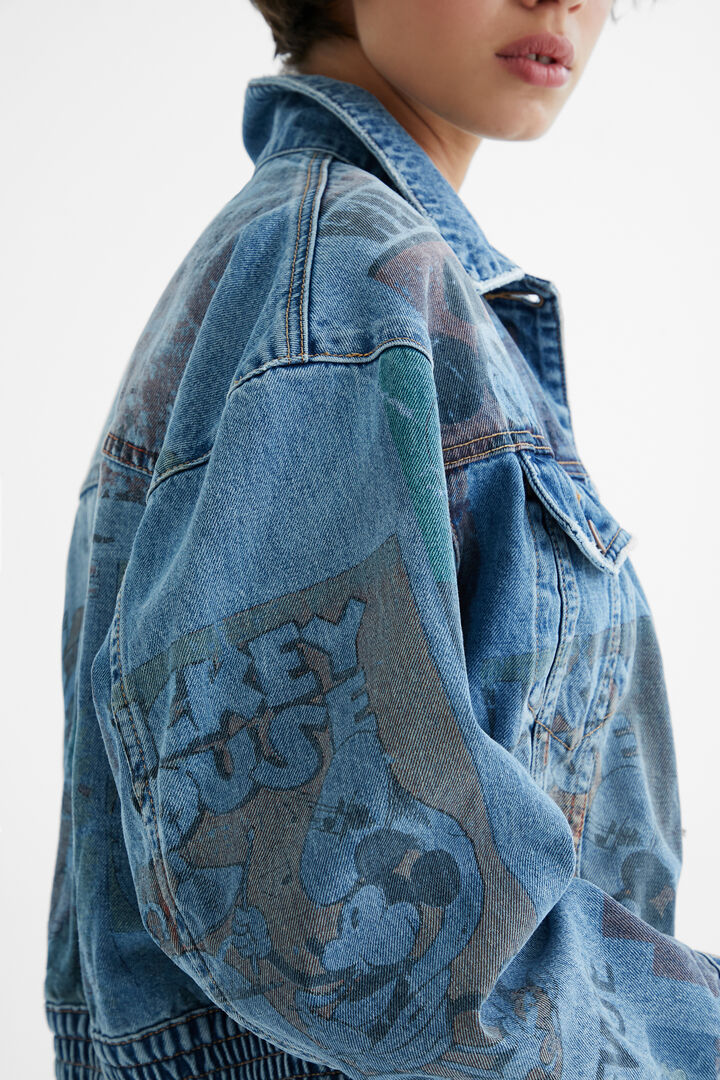 Veste en jean oversize Mickey Mouse | Desigual