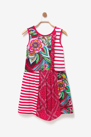 Vestido flores Antananarivo | Desigual