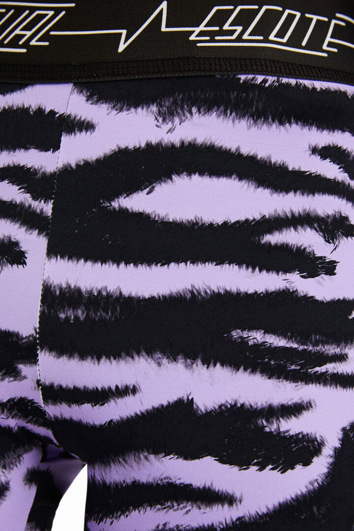 Animal print slim leggings | Desigual