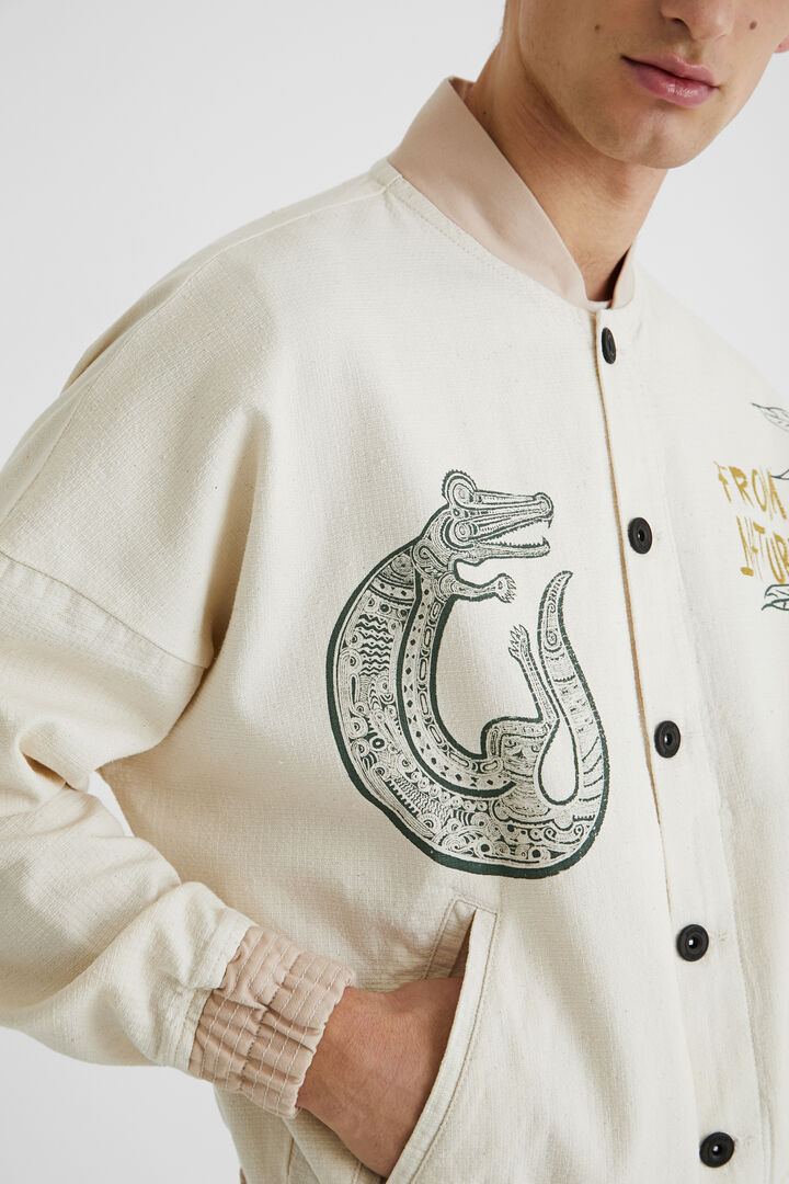 Natural College Jacket | Desigual