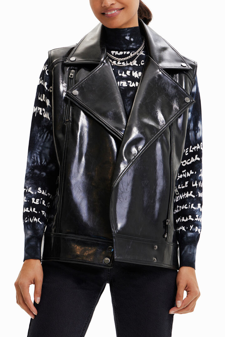 Chaleco biker oversize | Desigual