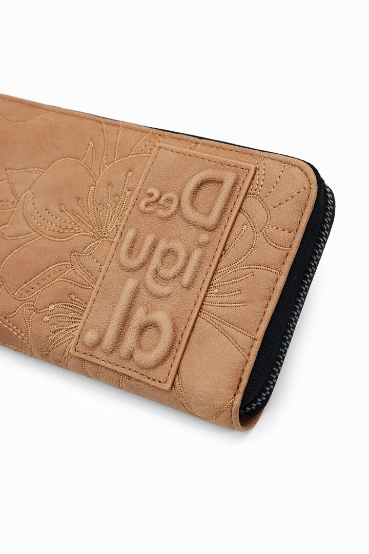 Cartera flores relieve | Desigual