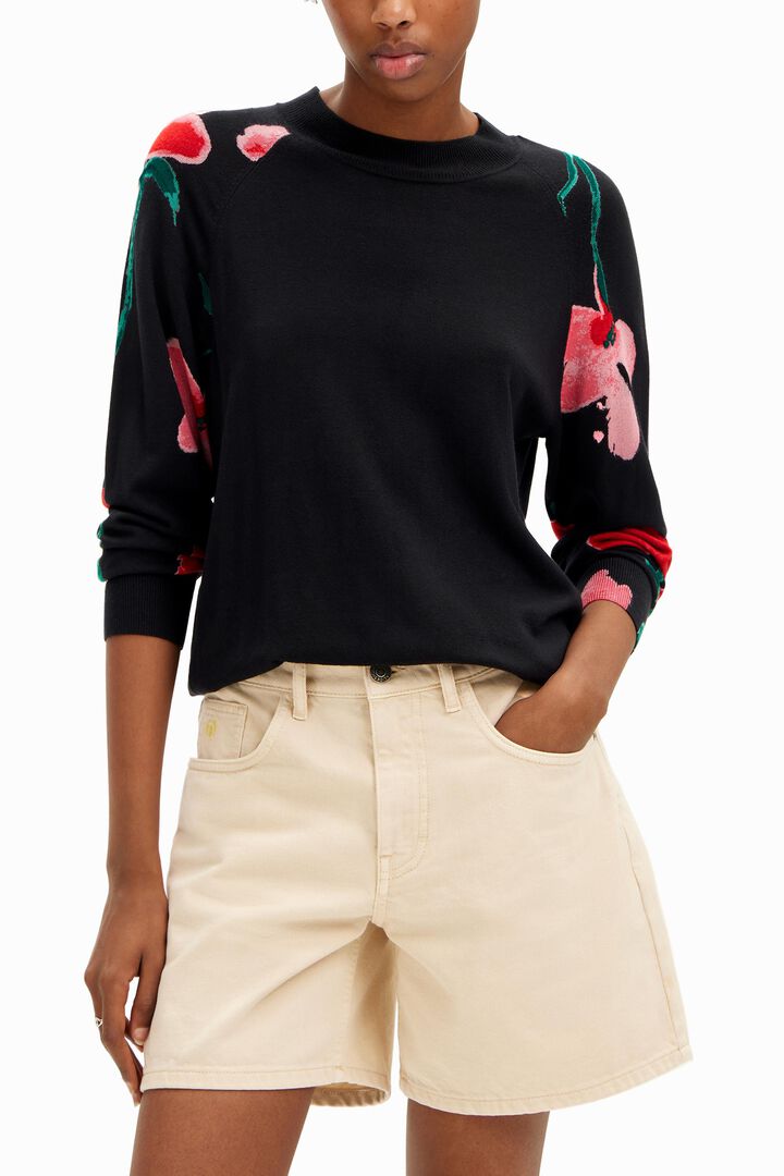 Watercolour floral pullover | Desigual