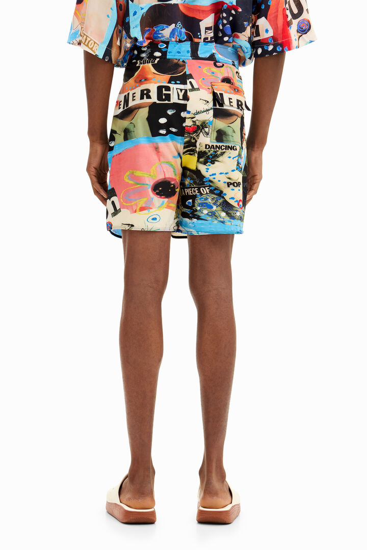 Costume da bagno acquerelli marini | Desigual