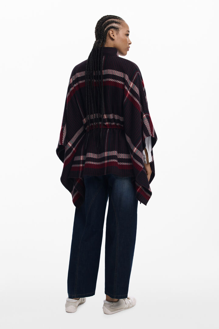 Poncho tartan | Desigual