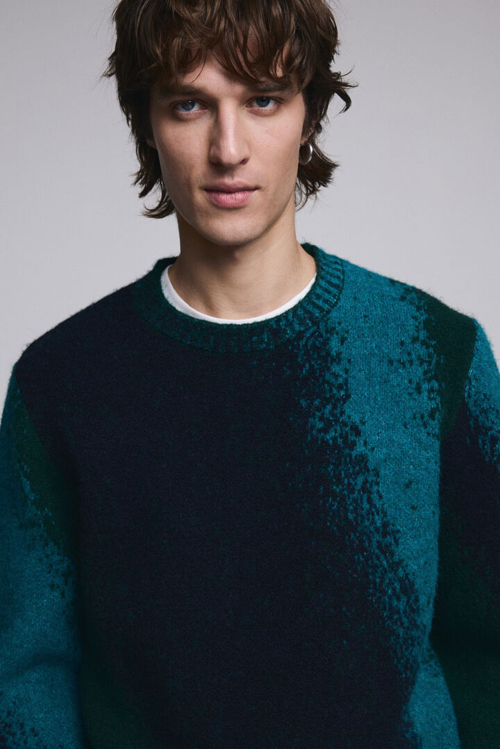 Sweter Jacquard splatter | Desigual