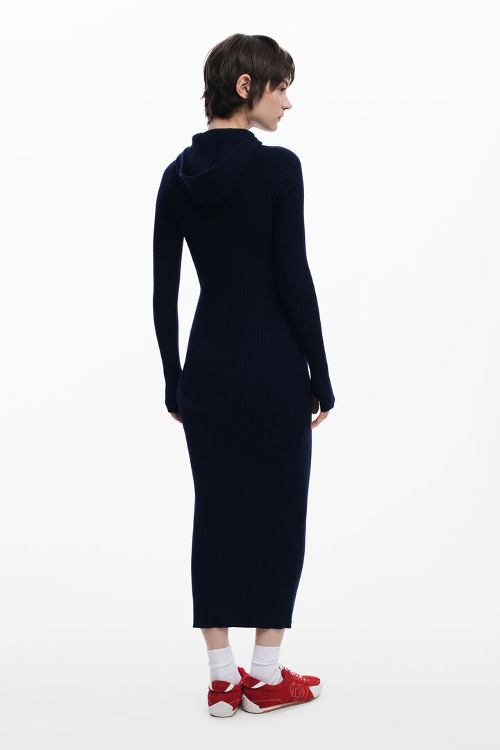 Fitted dress with hood | Desigual