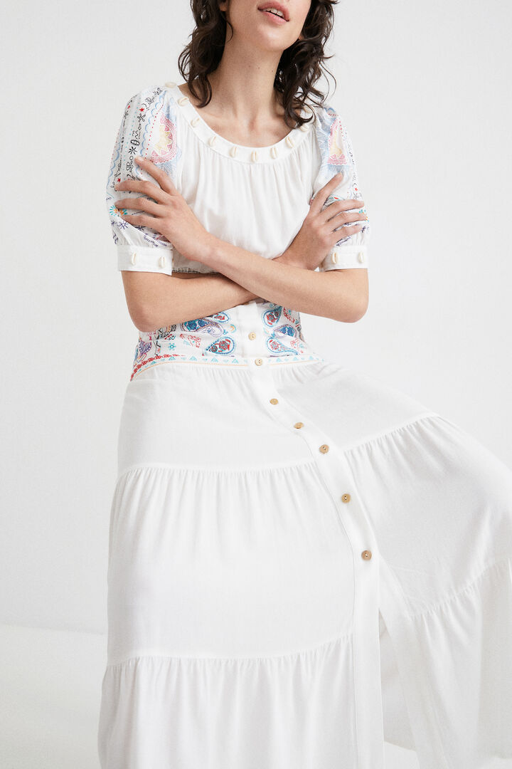 Long paisley skirt | Desigual