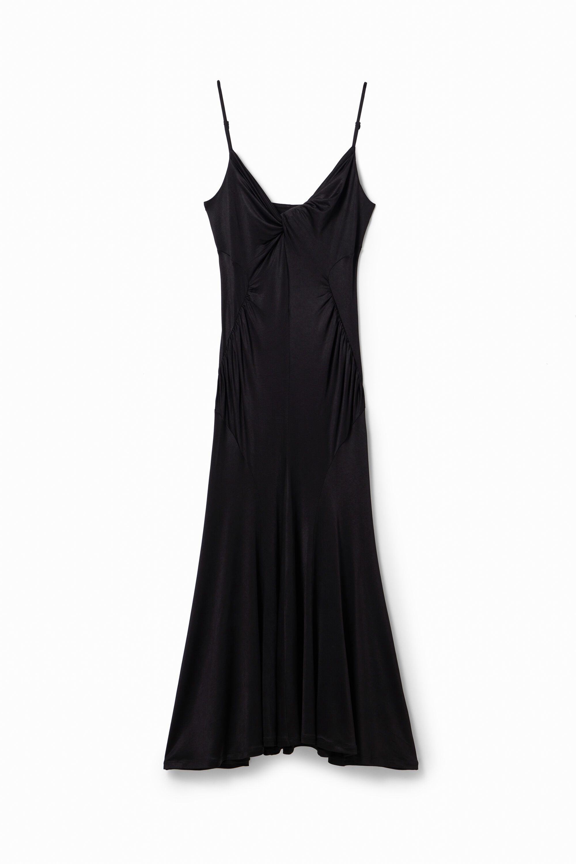 Vestido slim midi Maitrepierre - BLACK - XL
