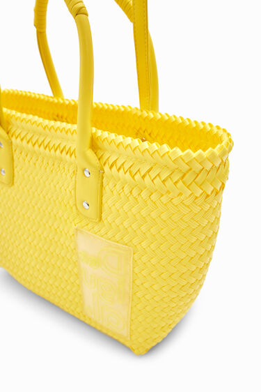Bossa shopper mitjana trenada | Desigual