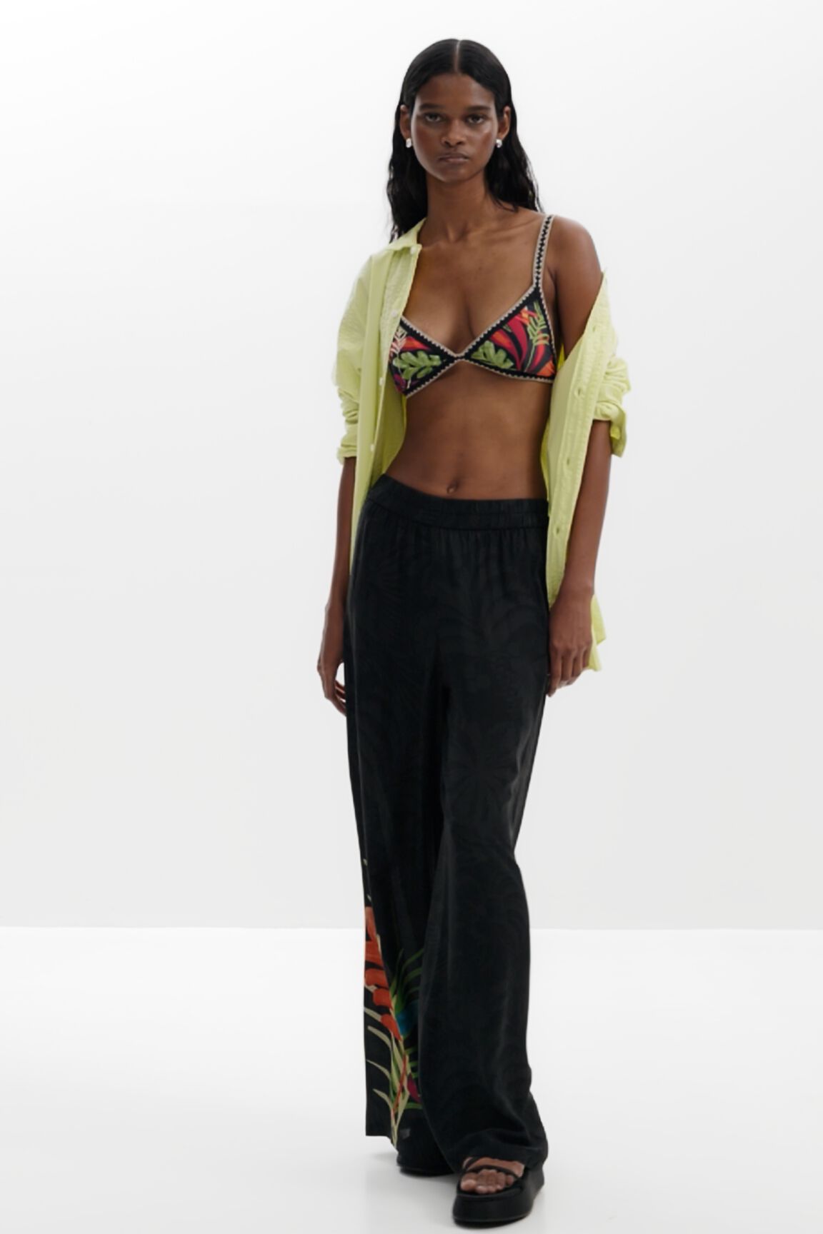 【新品】VEVP DIGGERS PANTS 21-22 Tropical long pants Women's I Desigual.com