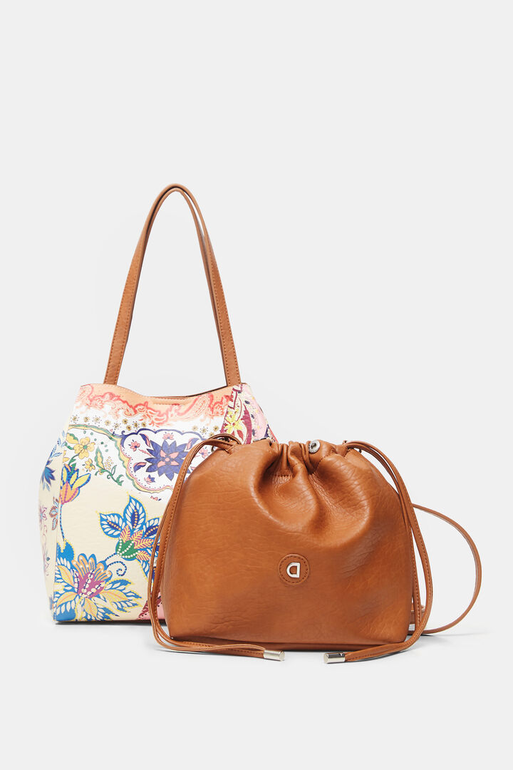 2 in 1 boho shopping bag | Desigual