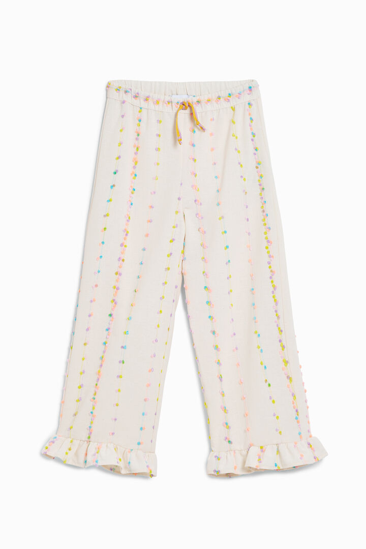 Long pants with pom-poms | Desigual