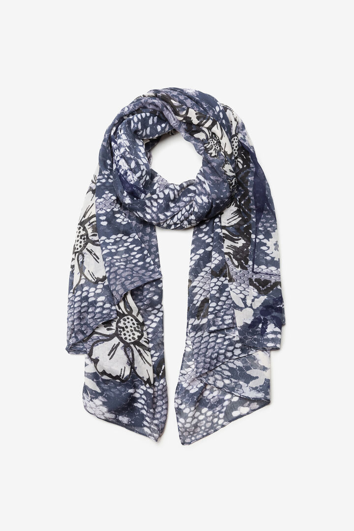 Foulard reptile skin flowers | Desigual