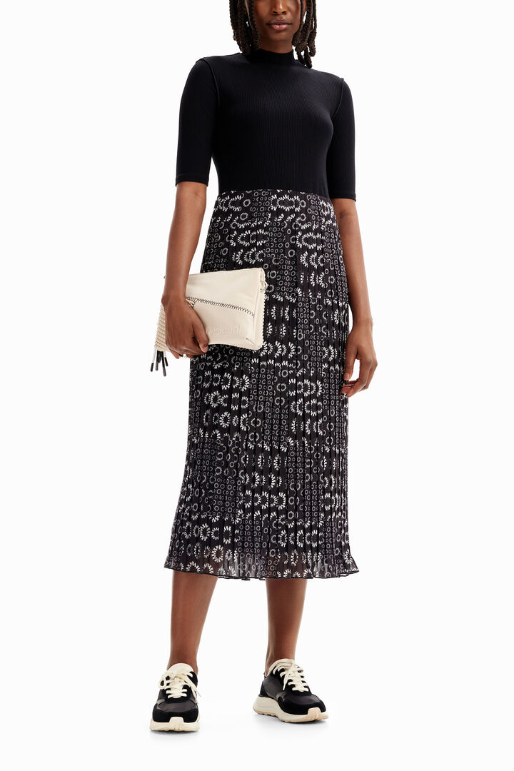 Combination midi dress | Desigual