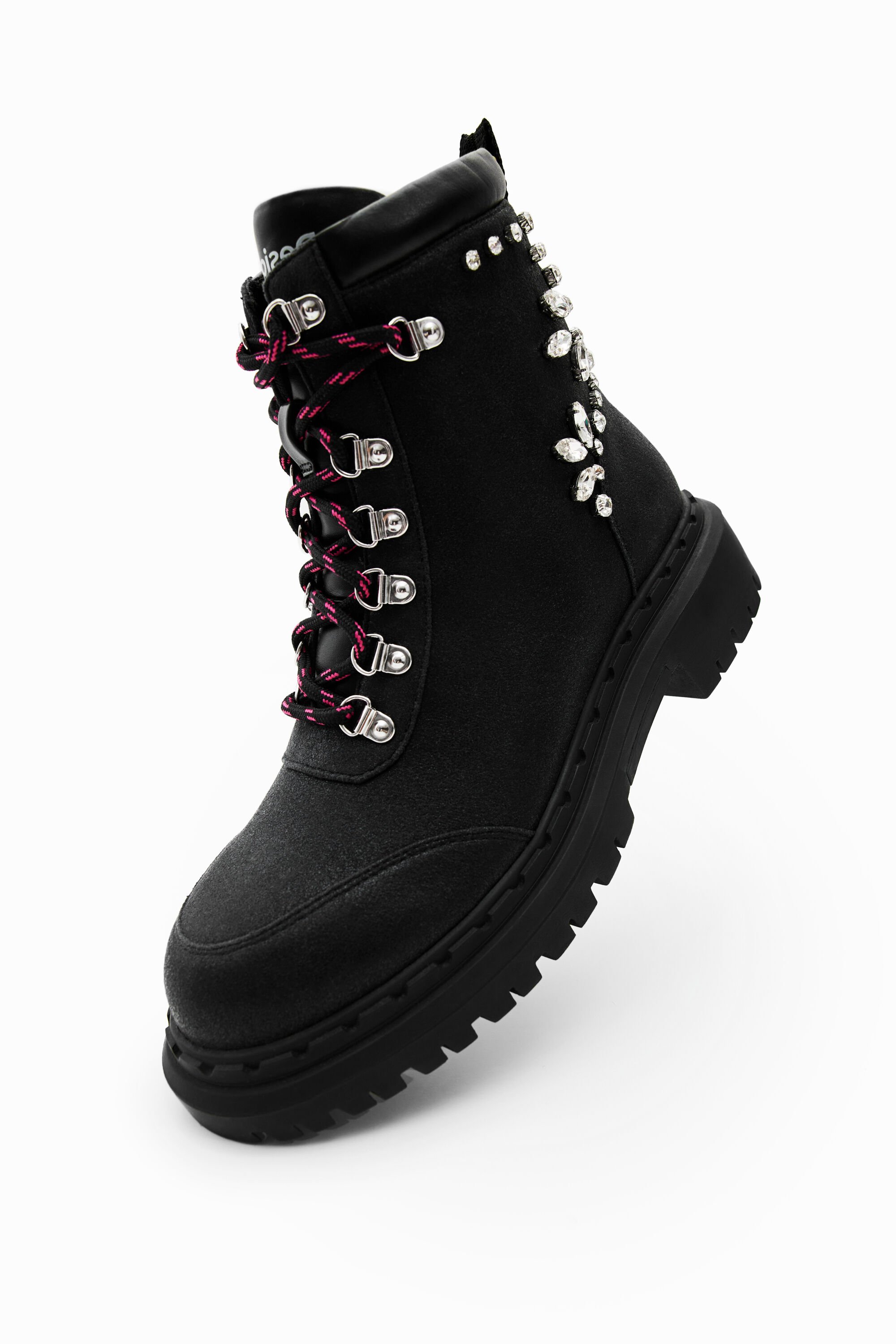 Stivali stringati in cristallo Desigual Donna Scarpe Stivali Stivali stringati 