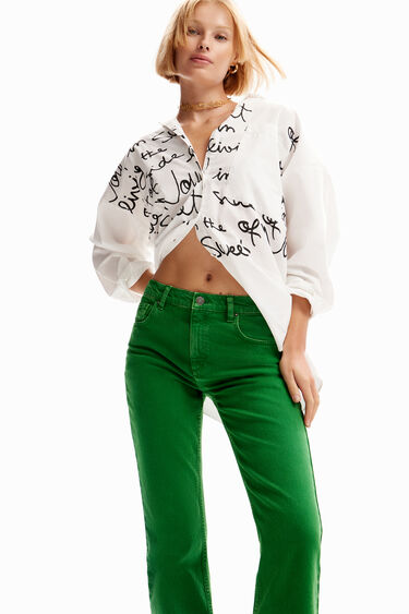 Texans Flare llisos | Desigual