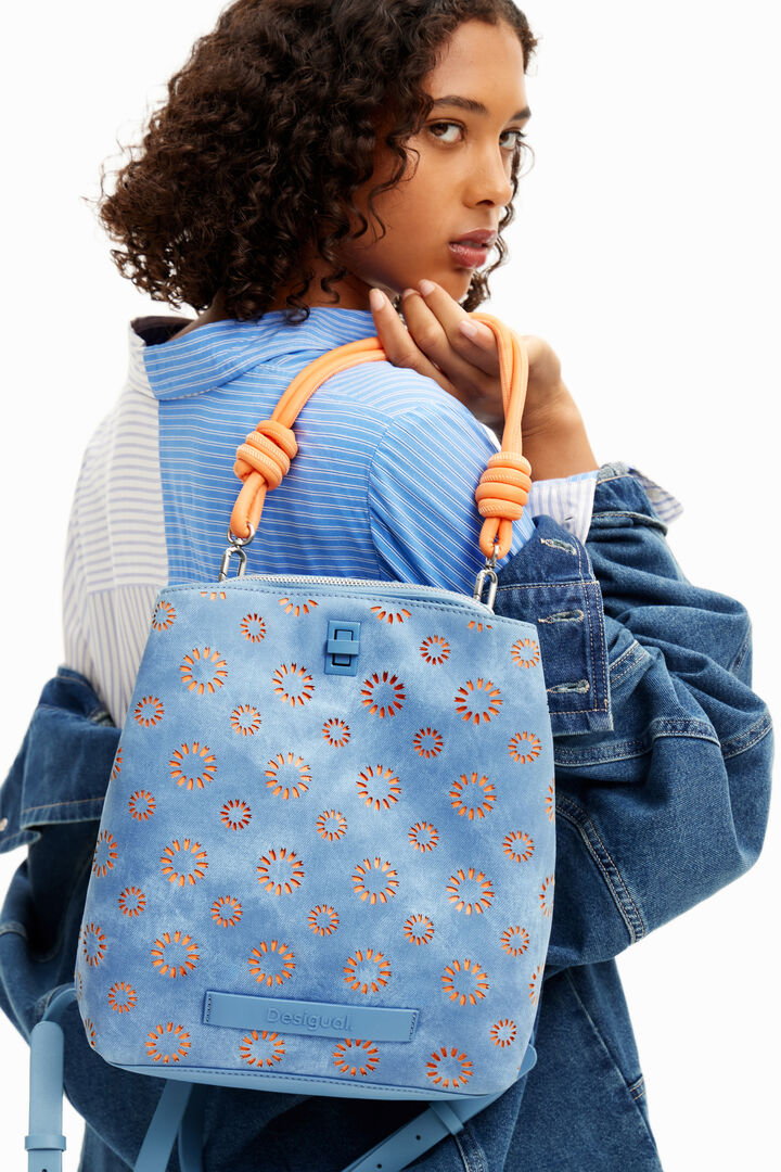 Mochila S multiposición troquelada | Desigual