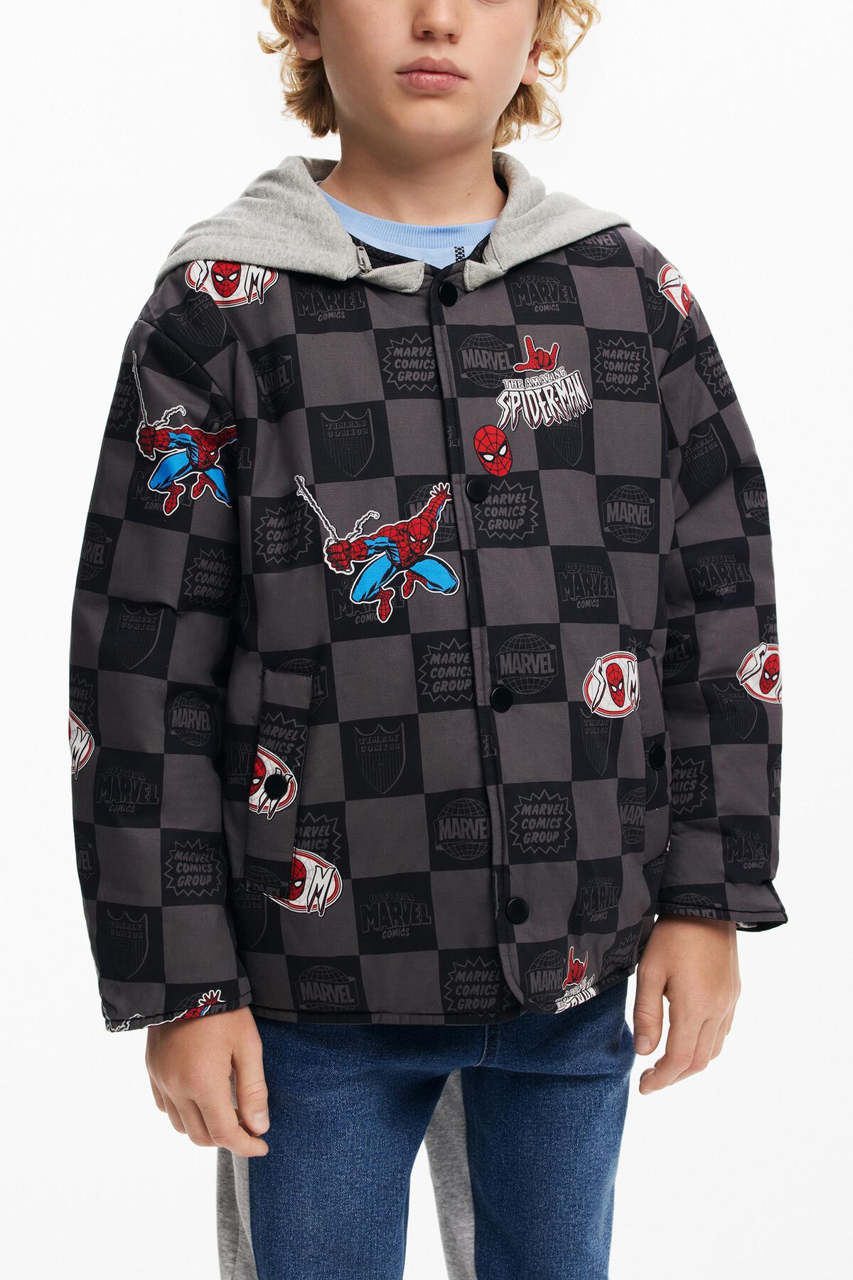 Reversible Spiderman™ jacket for boys I Desigual.com