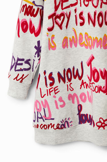 Robe sweat-shirt Manifeste | Desigual