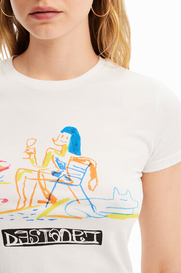 Camiseta manga corta ilustración | Desigual