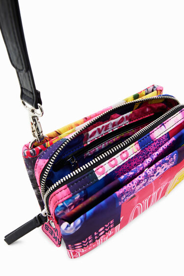 Petit sac à bandoulière collage | Desigual