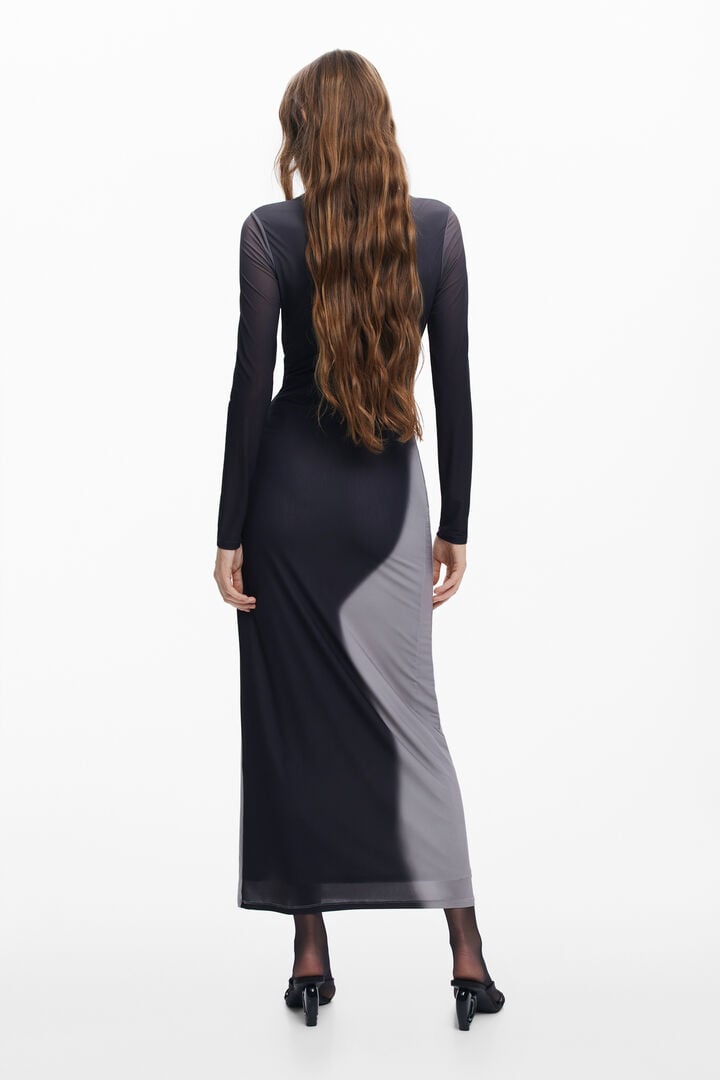 Long portrait dress | Desigual