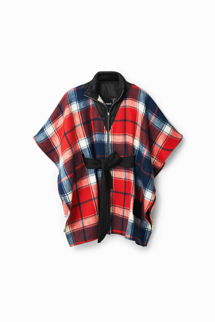 Poncho a quadri | Desigual