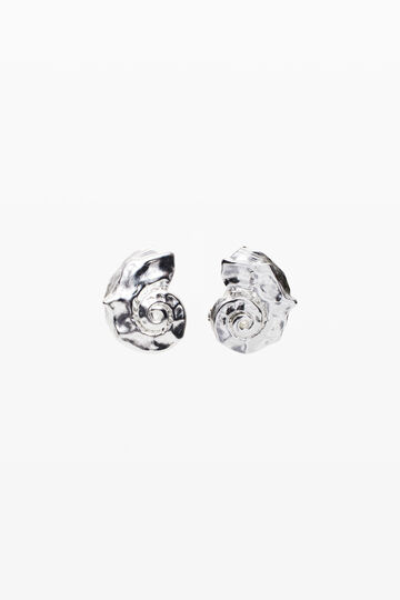 Gold-plated shell earrings Zalio | Desigual