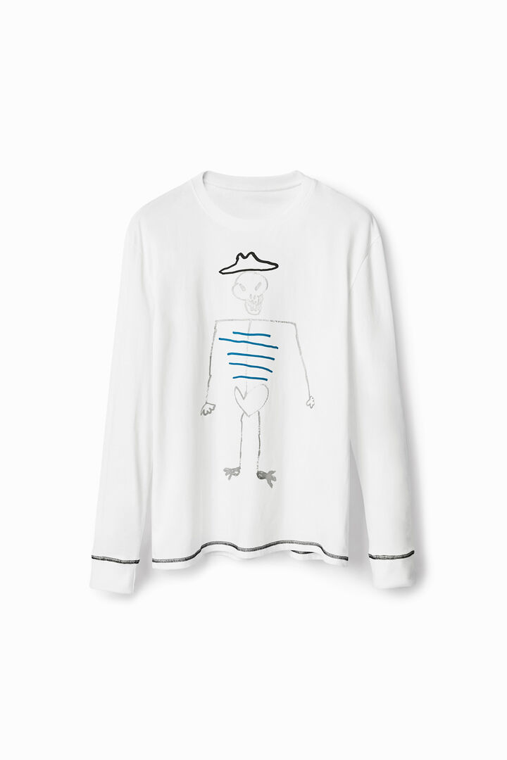 Camiseta manga larga oversize | Desigual