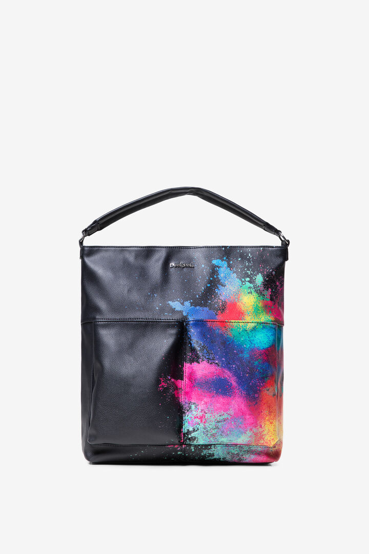 Colour Explosion Black Bag Holi Kobe | Desigual