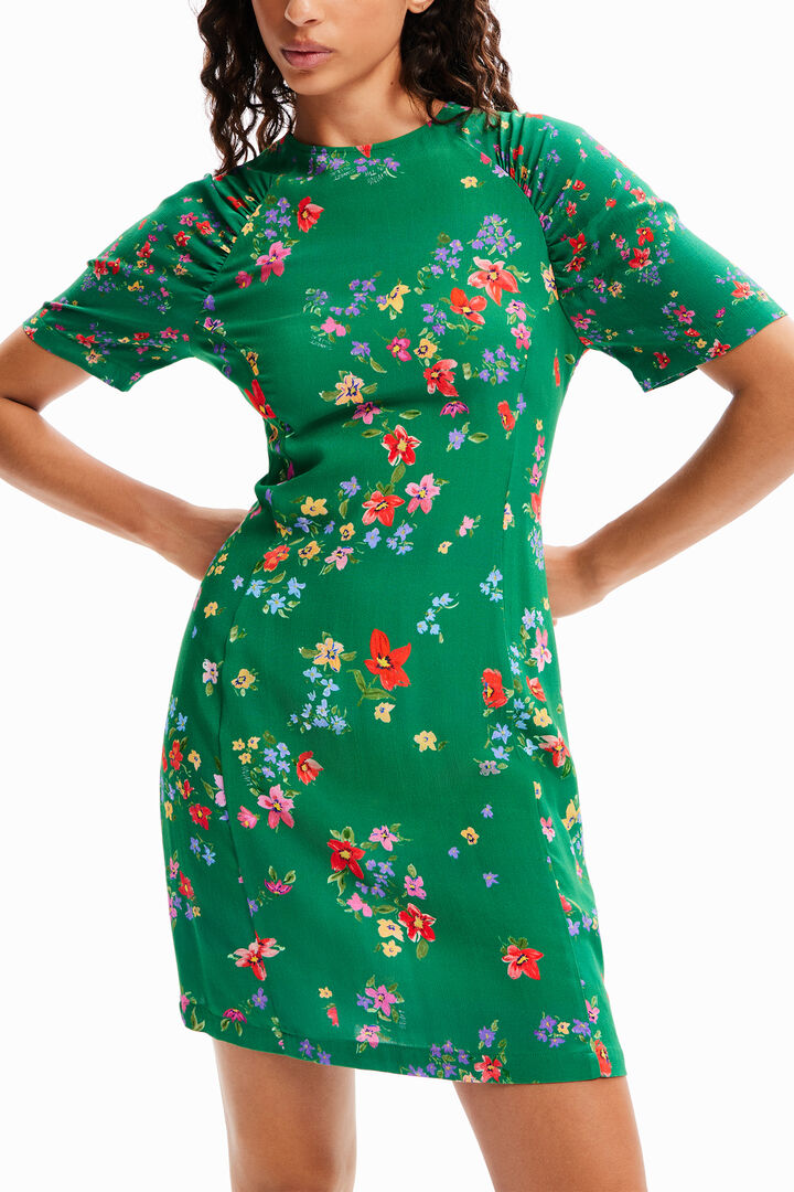 Short floral dress | Desigual