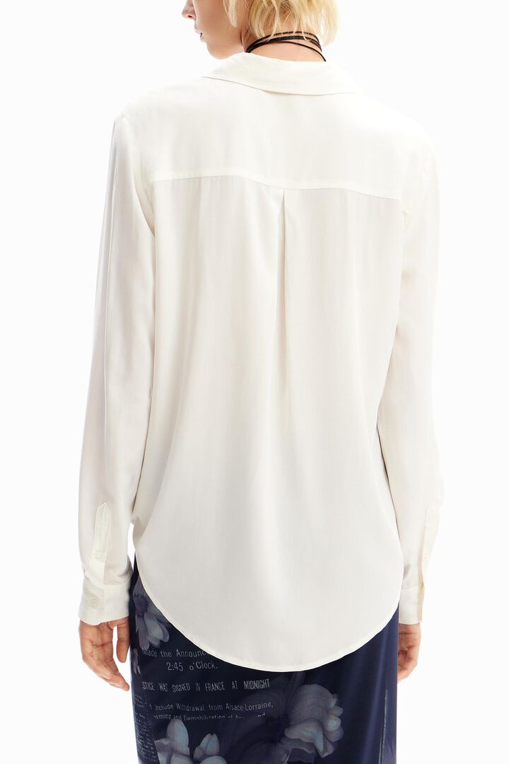 Patchwork pocket daisy shirt | Desigual