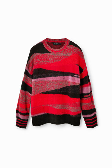 Oversize bands pullover | Desigual