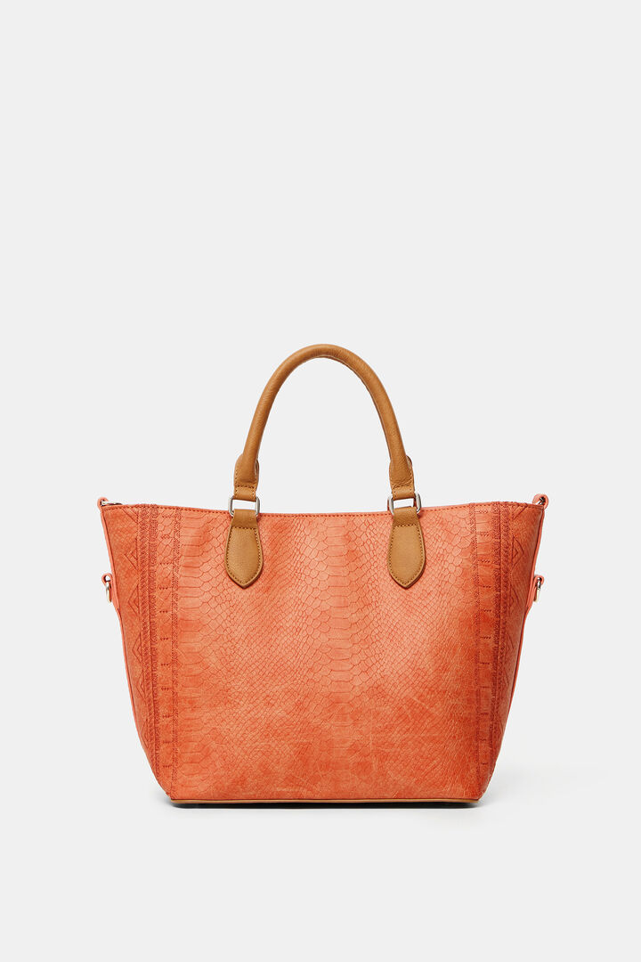 Bolso efecto piel reptil | Desigual